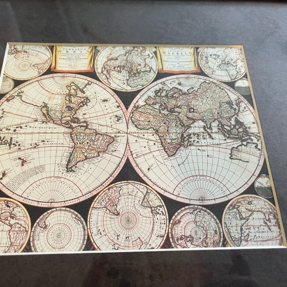 Framed Antique Map Prints -Set of two - Picture 2 of 3